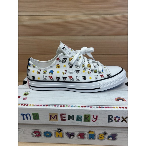 Converse Shoes - Converse HELLO KITTY And Friends Chuck Taylor White Low Sneakers Women's Sz 7.5